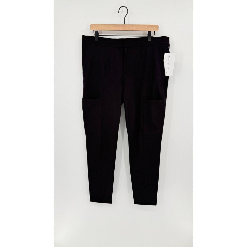 NWT Athleta Wander Stash Skinny Pant 14 Black Hiking Travel Utility Techwear